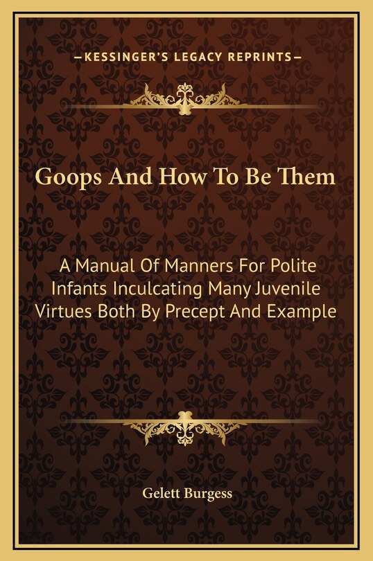 Front cover_Goops And How To Be Them