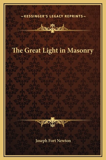 Couverture_The Great Light in Masonry