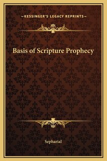 Couverture_Basis of Scripture Prophecy