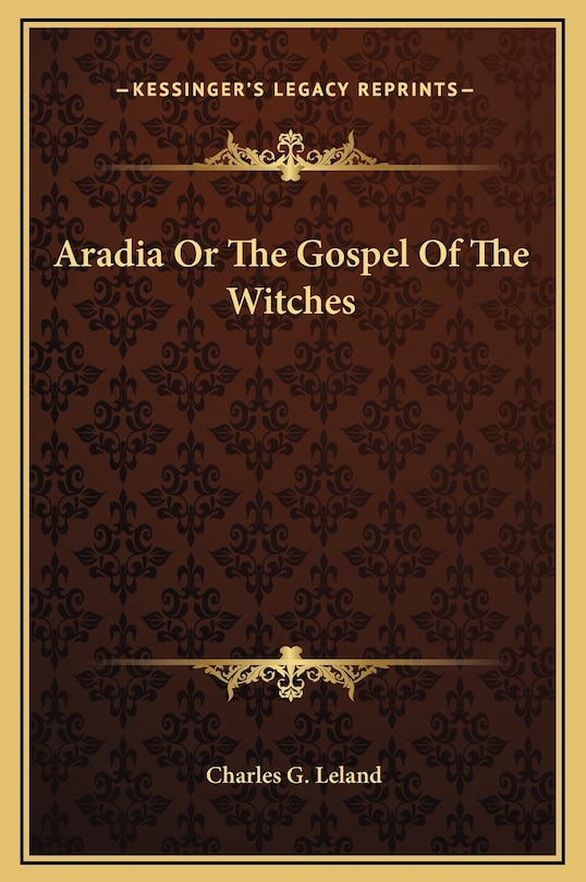 Couverture_Aradia Or The Gospel Of The Witches