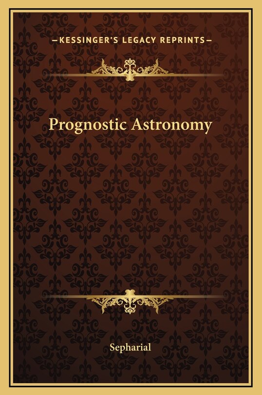 Front cover_Prognostic Astronomy
