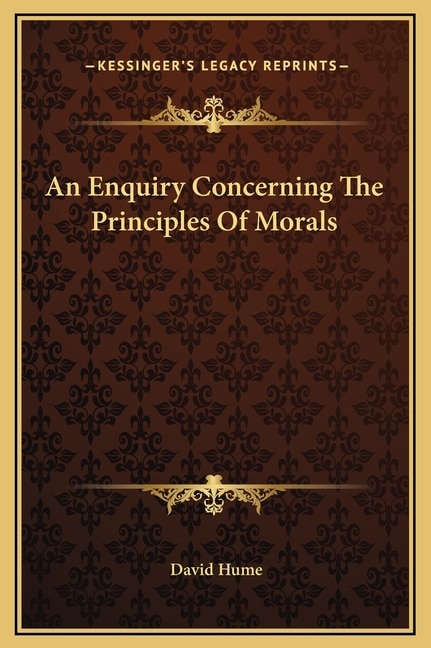 Front cover_An Enquiry Concerning The Principles Of Morals