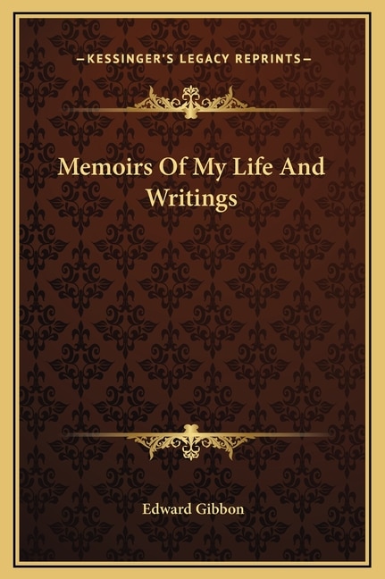 Front cover_Memoirs Of My Life And Writings