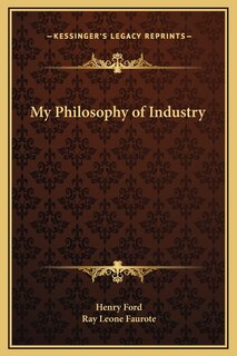 Couverture_My Philosophy of Industry