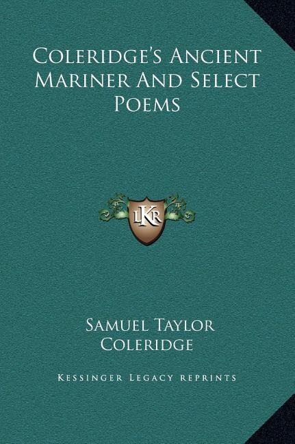 Couverture_Coleridge's Ancient Mariner And Select Poems
