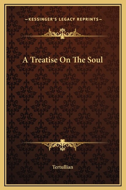 Couverture_A Treatise On The Soul