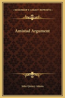 Front cover_Amistad Argument