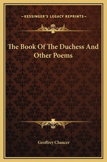 Front cover_The Book Of The Duchess And Other Poems