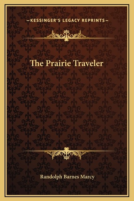 Front cover_The Prairie Traveler
