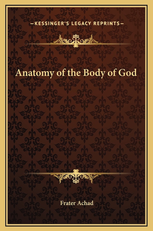 Front cover_Anatomy of the Body of God