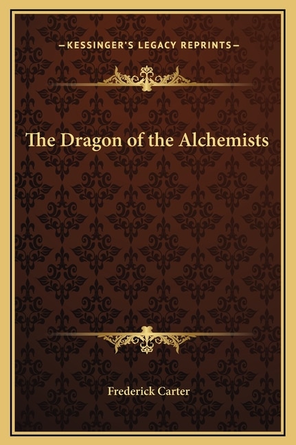 Front cover_The Dragon of the Alchemists