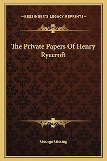 Front cover_The Private Papers Of Henry Ryecroft