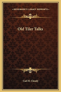 Front cover_Old Tiler Talks