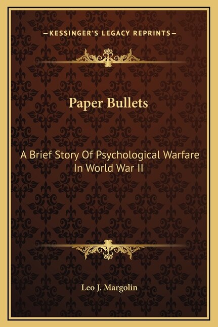 Front cover_Paper Bullets