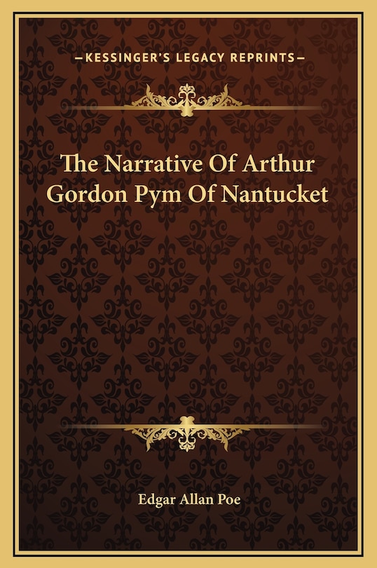 Couverture_The Narrative Of Arthur Gordon Pym Of Nantucket