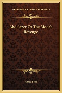 Front cover_Abdelazer Or The Moor's Revenge
