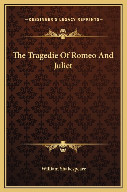 Front cover_The Tragedie Of Romeo And Juliet