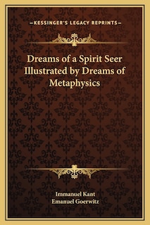 Couverture_Dreams of a Spirit Seer Illustrated by Dreams of Metaphysics