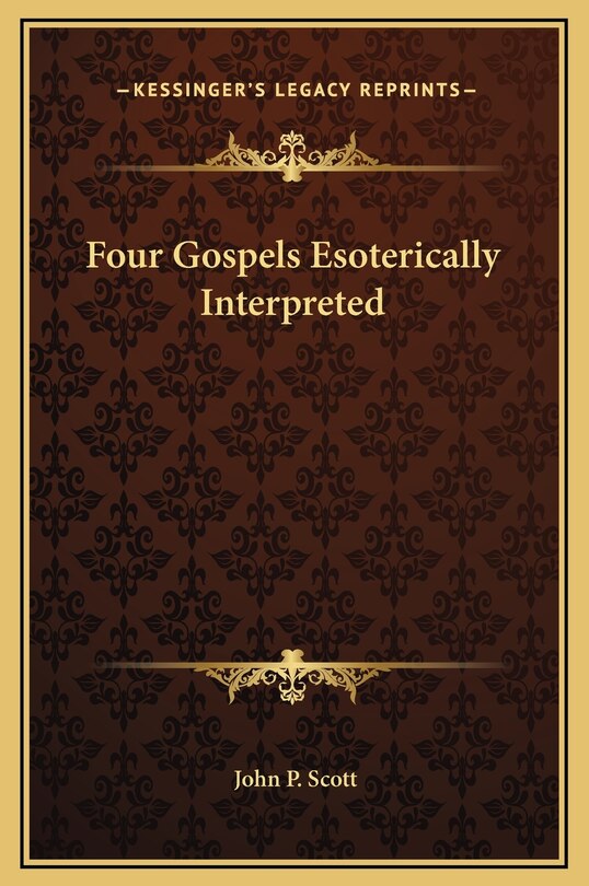Couverture_Four Gospels Esoterically Interpreted