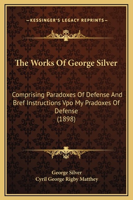 Front cover_The Works Of George Silver