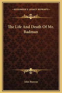 Couverture_The Life And Death Of Mr. Badman