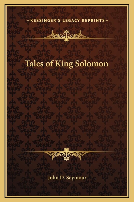 Front cover_Tales of King Solomon