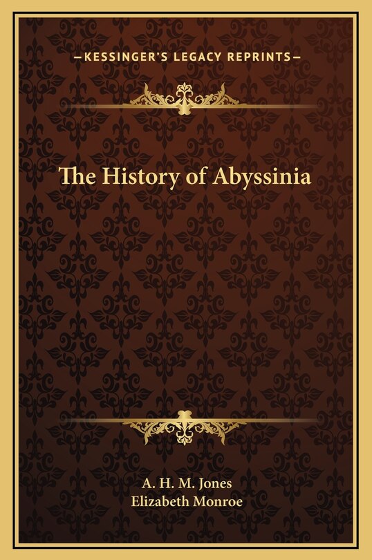 Front cover_The History of Abyssinia