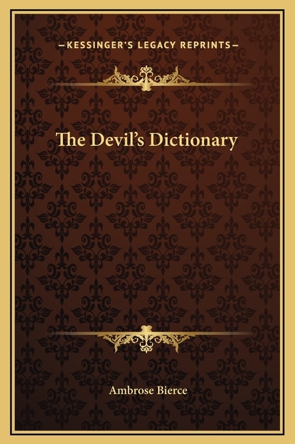 Front cover_The Devil's Dictionary