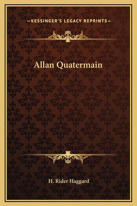 Front cover_Allan Quatermain