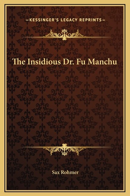 Front cover_The Insidious Dr. Fu Manchu