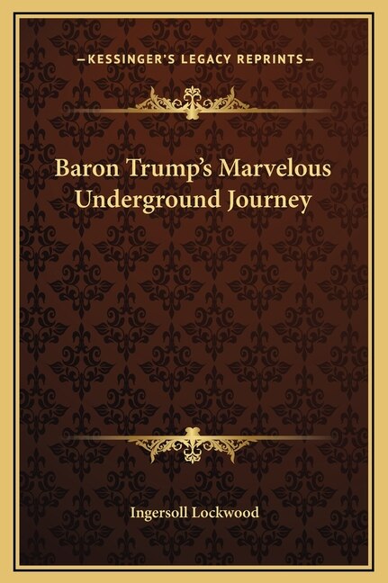 Couverture_Baron Trump's Marvelous Underground Journey