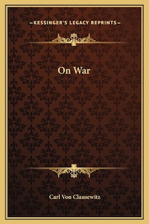 Front cover_On War