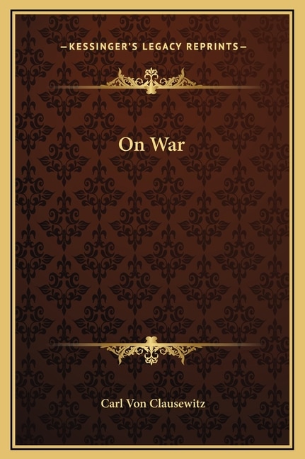 Front cover_On War