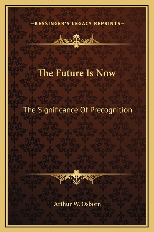 Front cover_The Future Is Now