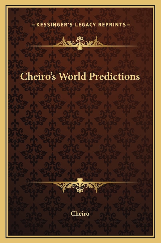 Couverture_Cheiro's World Predictions