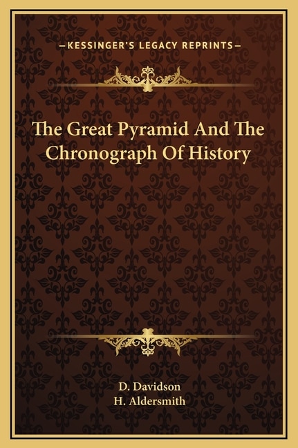 Couverture_The Great Pyramid And The Chronograph Of History