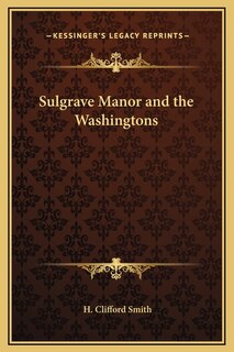 Front cover_Sulgrave Manor and the Washingtons