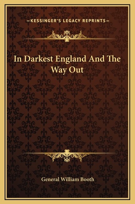 Couverture_In Darkest England And The Way Out