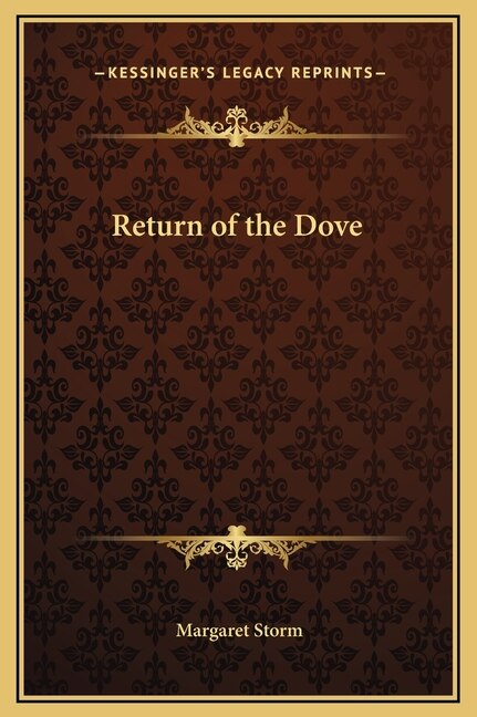 Couverture_Return of the Dove