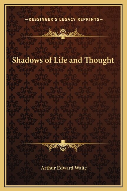 Front cover_Shadows of Life and Thought