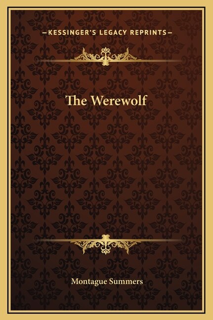 Front cover_The Werewolf