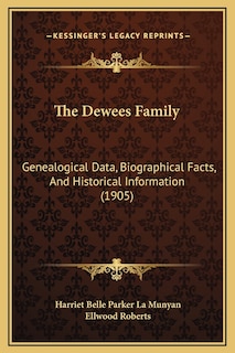 Couverture_The Dewees Family