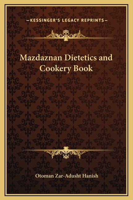 Couverture_Mazdaznan Dietetics And Cookery Book