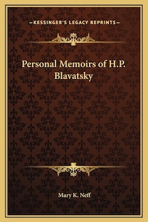 Front cover_Personal Memoirs of H.P. Blavatsky