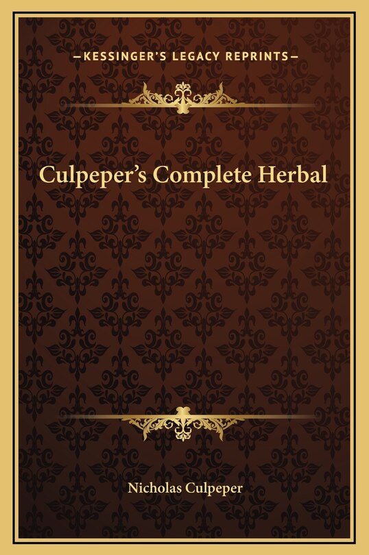 Culpeper's Complete Herbal