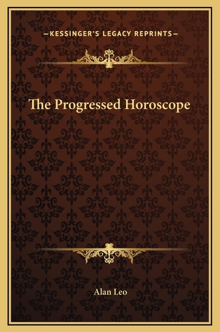 Couverture_The Progressed Horoscope