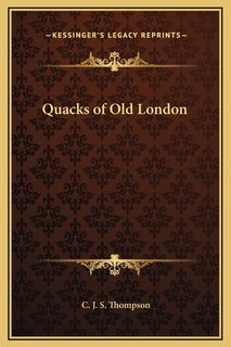 Front cover_Quacks of Old London