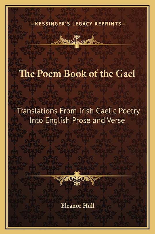 Front cover_The Poem Book of the Gael
