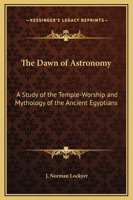 Front cover_The Dawn of Astronomy