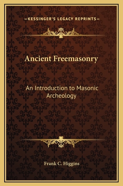 Front cover_Ancient Freemasonry